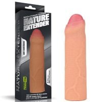 rewolucyjna silikonowa przedłużka dodająca 2,5 cm lovetoy 17 cm