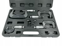 MIKROMETRY 0-100 mm ZESTAW 4x MIKROMETR ZEWNĘTRZNY