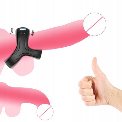 PIERŚCIEŃ EREKCYJNY pierścionek NA PENISA WIBRATOR na Arena.pl