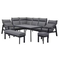 DUŻY ZESTAW MEBLI OGRODOWYCH MARSEILLE