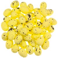 Jajka styropianowe nakrapiane 36 szt JAJKO JAJECZKA 3 cm żółte