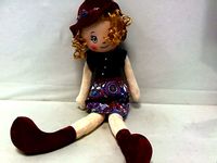 Lalka szmaciana dżins- ubranie 1000734