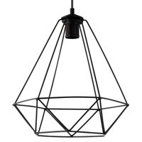 Industrialna lampa wisząca VEN W-1201/1 druciany czarny