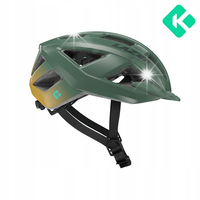 Kask rowerowy LAZER Cerro KinetiCore Żółto-zielony MTB (rozmiar M)
