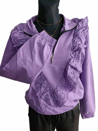 Bawełniana bluza z koronką na Arena.pl