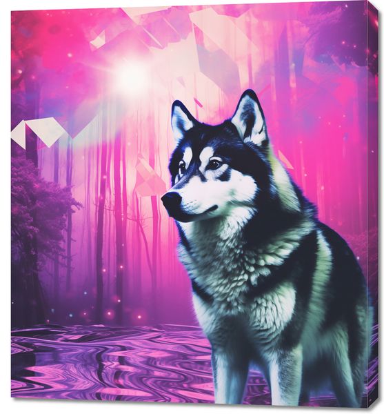 Obraz 90x100cm Wilczy Duch zdjęcie 1