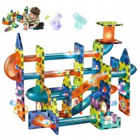 KLOCKI MAGNETYCZNE MAGNETIC DUŻE TOR KULKOWY 110EL ŚWIECĄCY