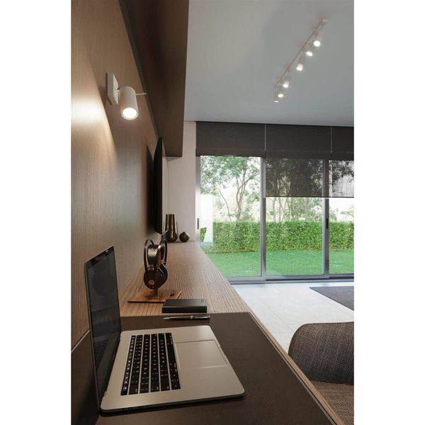 Biała lampa ścienna SL.1024 metalowy reflektorek do czytania zdjęcie 3