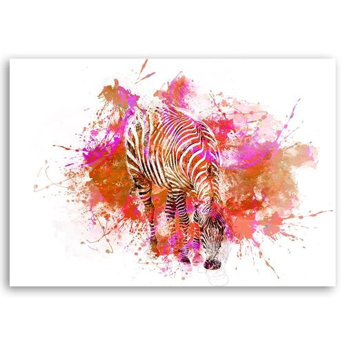 Obraz na płótnie – Canvas, Zebra, abstrakcja 60x40 na Arena.pl