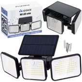 LAMPA OGRODOWA ULICZNA SOLARNA CZUJNIK ZMIERZCHU ZEWNĘTRZNA WODOODPORNA IP