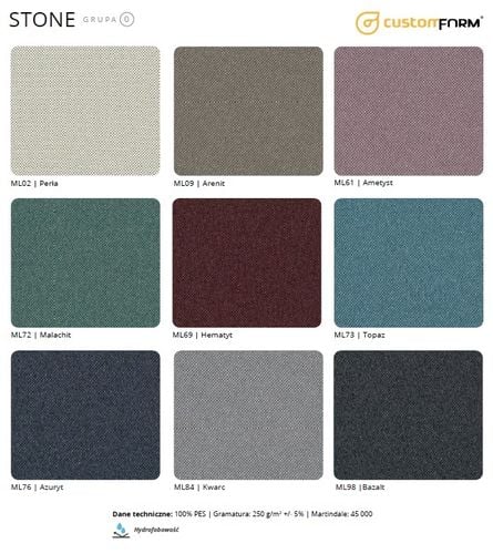 Moduł sofy by-TOM 85/85 BB - platyna, sofa modułowa, meble modułowe na Arena.pl