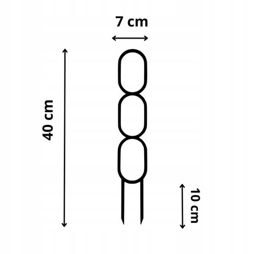 Podpora do Roślin Pnączy Podpórka Kwiatów Pnących Pergola Drabinka L na Arena.pl