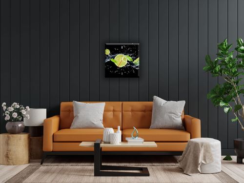 ZEGAR SZKLANY KWADRATOWY - Limonki na Arena.pl