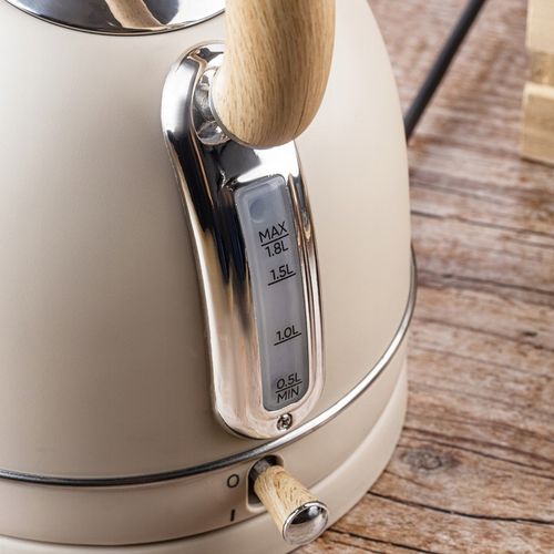 Czajnik elektryczny 1,8L Klausberg KB-7906 RETRO z Termometrem Beżowy 2200W na Arena.pl