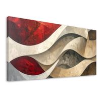 Obraz do salonu sypialni biura loftu, Abstrakcja linie 120x60