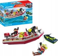 Playmobil 71464 Łódz straży pożarnej ze skuterem