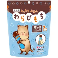 Mocchiri Purun! Warabi Mochi Kokuto, galaretka mochi o smaku brązowego cukru do wyciskania (7 saszetek) 105g - Imuraya