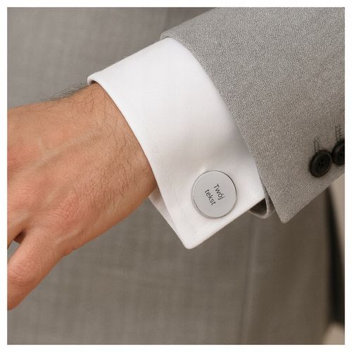 Spinki do mankietów TWÓJ TEKST TWOJA GRAFIKA ślub na Arena.pl