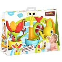 YOOKIDOO Zabawka do kąpieli ślimak i kwiatek w ogrodzie