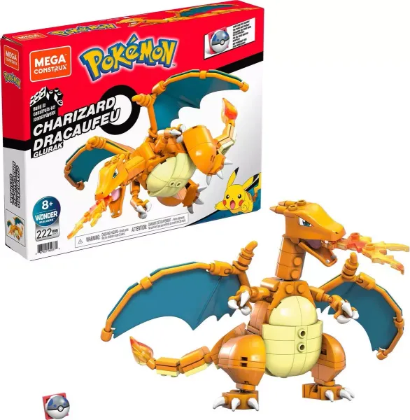 Mega Construx. GWY77 Pokemony. Charizard zdjęcie 3