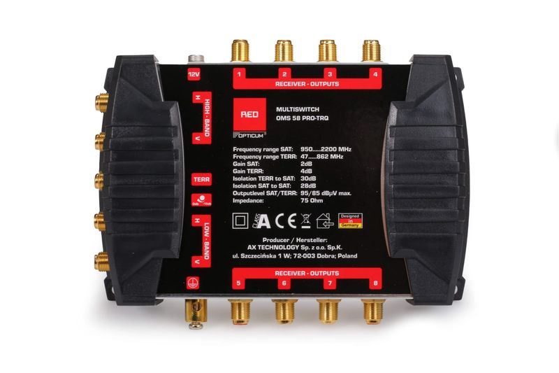 Multiswitch 5/8 Opticum OMS 58 PRO TRQ zdjęcie 2