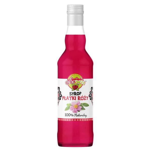 Syrop z PŁATKÓW RÓŻY 500ml zdjęcie 1