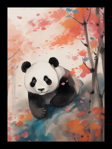 Plakat 13x18cm Panda wśród Klonów zdjęcie 2