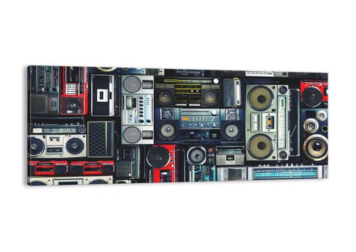 Obraz Na Płótnie - Technika Magnetofon - 100X40 Cm - Ab100X40-3875 na Arena.pl