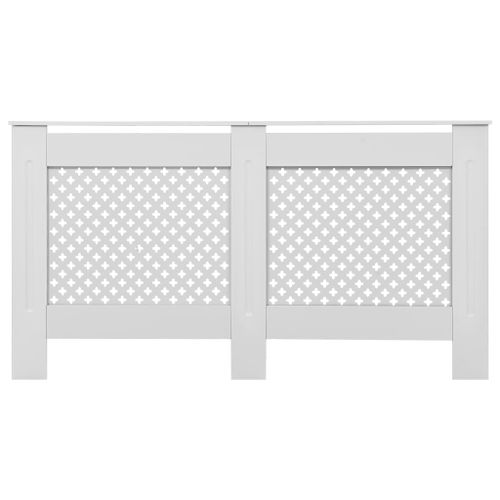 Osłona na kaloryfer, biała, 152 x 19 x 81,5 cm, MDF na Arena.pl