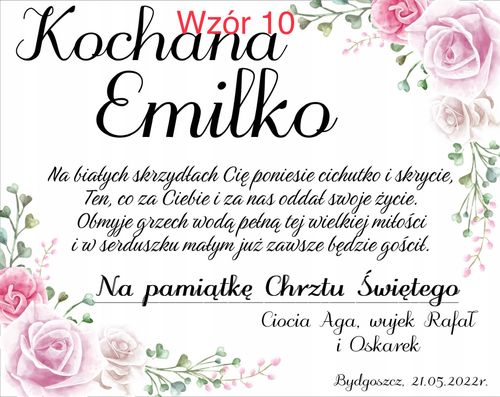 Prezent od chrzestnej na chrzest biblia szkatułka na Arena.pl