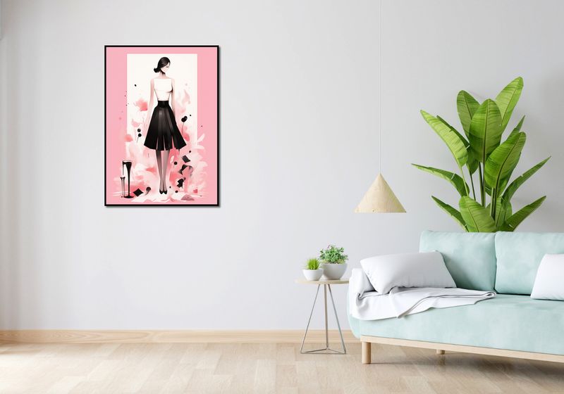 Plakat 67,5x95cm Pastelowe Love zdjęcie 4