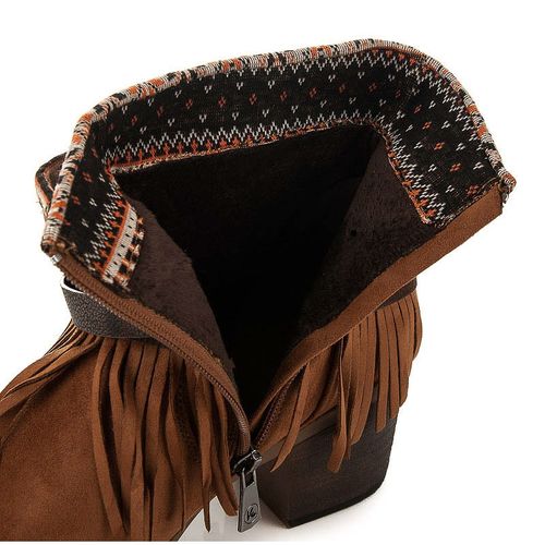 Zamszowe Botki Boho r.41 na Arena.pl