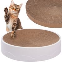 Zestaw drapak z DODATKOWYM wymiennym wkładem dla KOTA ekologiczny TEKTUROWY