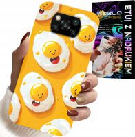 ETUI DO XIAOMI POCO X3 - SŁODKIE UŚMIECHNIĘTE JAJKA CASE + FOLIA