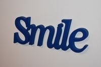 Napis 3D Smile