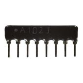 Drabinka rezystorowa 7x 1K A8P-1K A102J matryca równoległa 1/8W 5% SIP-8