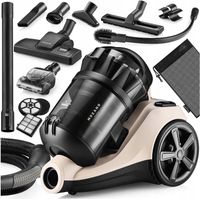 ODKURZACZ CYKLONOWY MOZANO BEZWORKOWY TURBOSZCZOTKA FILTR HEPA 4000W 3L