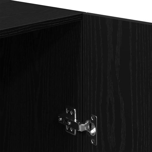 Szafka na pralkę z drzwiami Czarny dąb 70.5 x 71.5 x 91.5 cm na Arena.pl