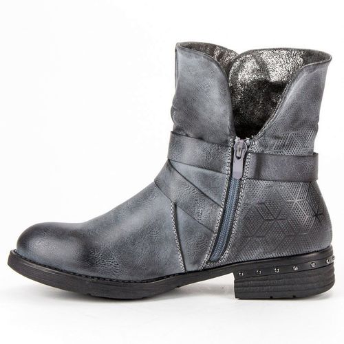 Niebieskie Botki Workery r.39 na Arena.pl