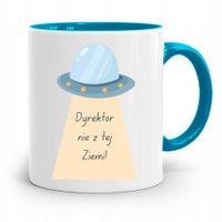 Dla Dyrektora Kubek Błękitny Nie Z Tej Ziemi Z Nadrukiem Ze Zdjęciem