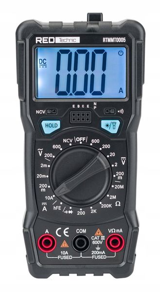 Multimetr CYFROWY Elektryczny Miernik Prądu LCD RTMMT0005 zdjęcie 5