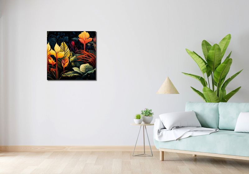 Obraz 60x60cm Tropikalna Symfonia zdjęcie 2