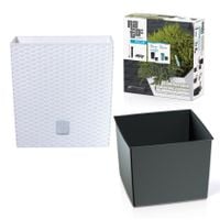 Doniczka samonawadniająca RATO DRTS400LS | Biały, Wymiary 40x40x40.8 cm, Prosperplast