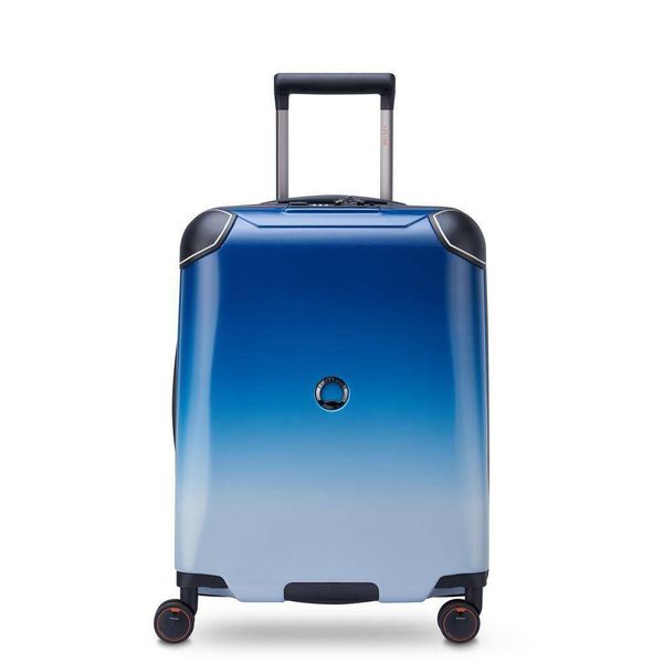 Walizka CACTUS SLIM 55 cm biało-niebieska zdjęcie 1