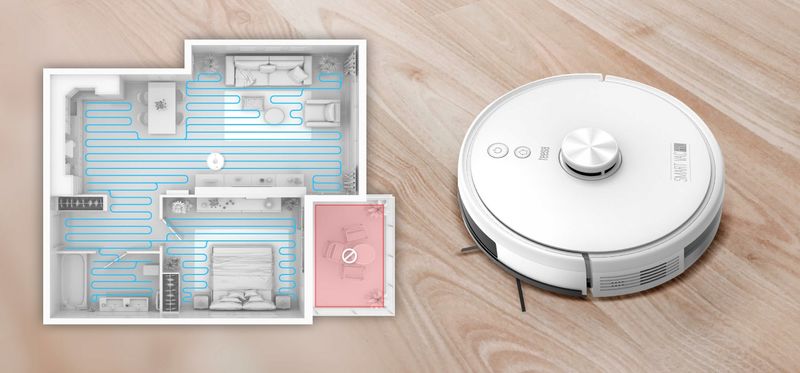 Robot sprzątający odkurzacz automatyczny MOP HEPA APLIKACJA SMART WiFi zdjęcie 3