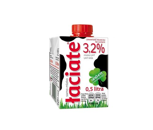Łaciate Mleko UHT 3,2 % 500 ml x 12 sztuk na Arena.pl