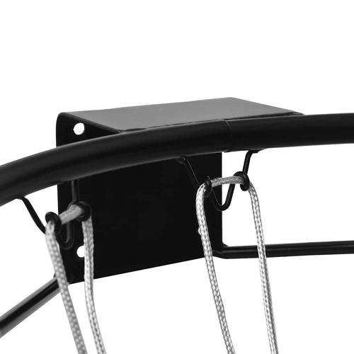 Obręcz do koszykówki, czarna, 45 cm, stalowa na Arena.pl