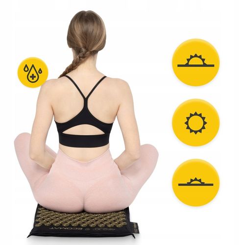 MATA DO AKUPRESURY ECO Z KOLCAMI ZDROWOTNA RELAKS MASAŻ PODUSZKA TORBA na Arena.pl