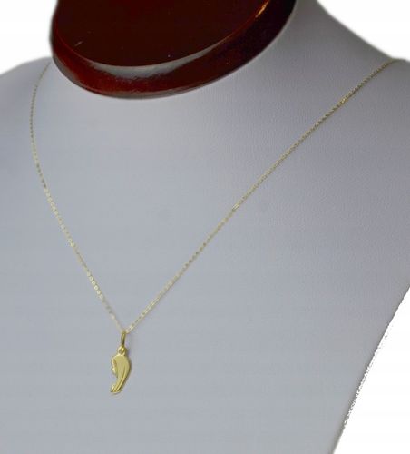 Złoty Łańcuszek z Medalikiem 585 wizerunek Matki Boskiej Na Komunię na Arena.pl