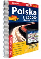 Polska atlas samochodowy 1:250 000 2025/2026 Praca zbiorowa